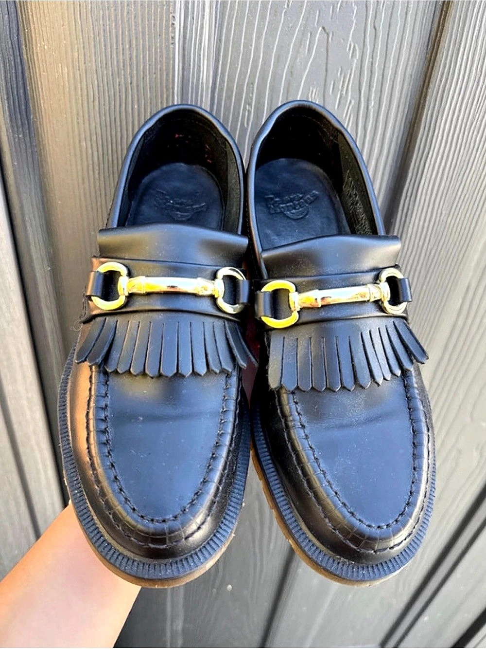 Dr. Martens Adrian Tassel Loafers Black US 6 W / US 5 M
